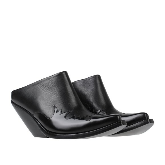 VETEMENTS Kick-Ass Texan Mules US6 EU36 - Made in Italy - Picture 1 of 8